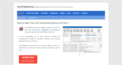Desktop Screenshot of any-file-backup.com