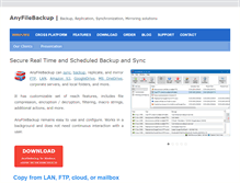 Tablet Screenshot of any-file-backup.com